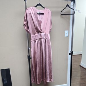 Anne Klein Blush Pink Midi Dress
